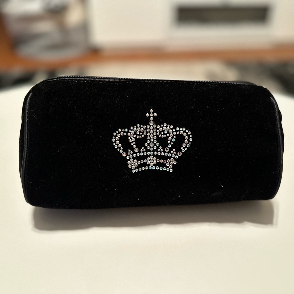 CHRISTINE ALEXANDER CROWN BLING MAKEUP BAG